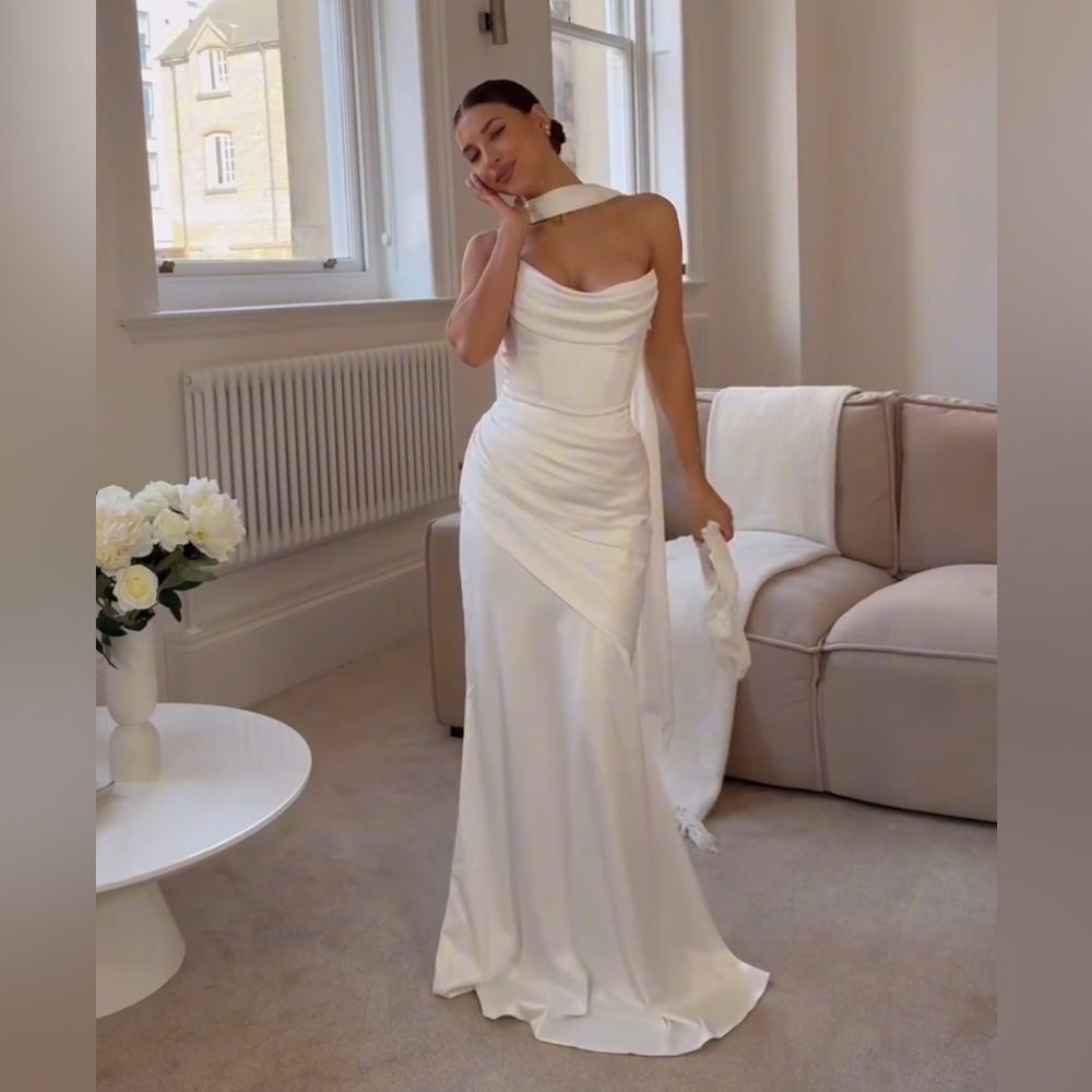 Elegant White Gown